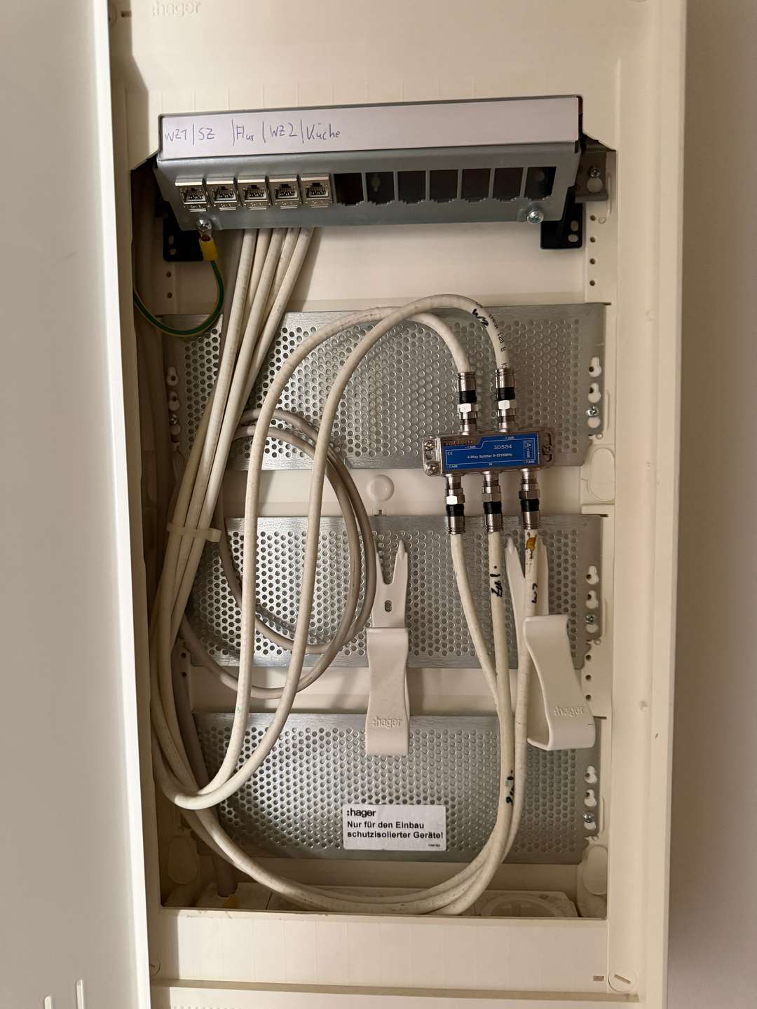 Abstellraum Datenanschlüsse